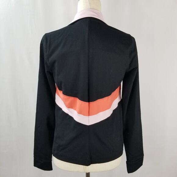 Victoria"s Secret VSX Black Pink White Zip Up Jacket Size Small - Picture 3 of 5